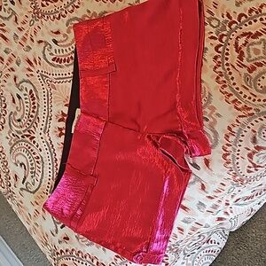 Charlotte Russe hot pink satin shorts